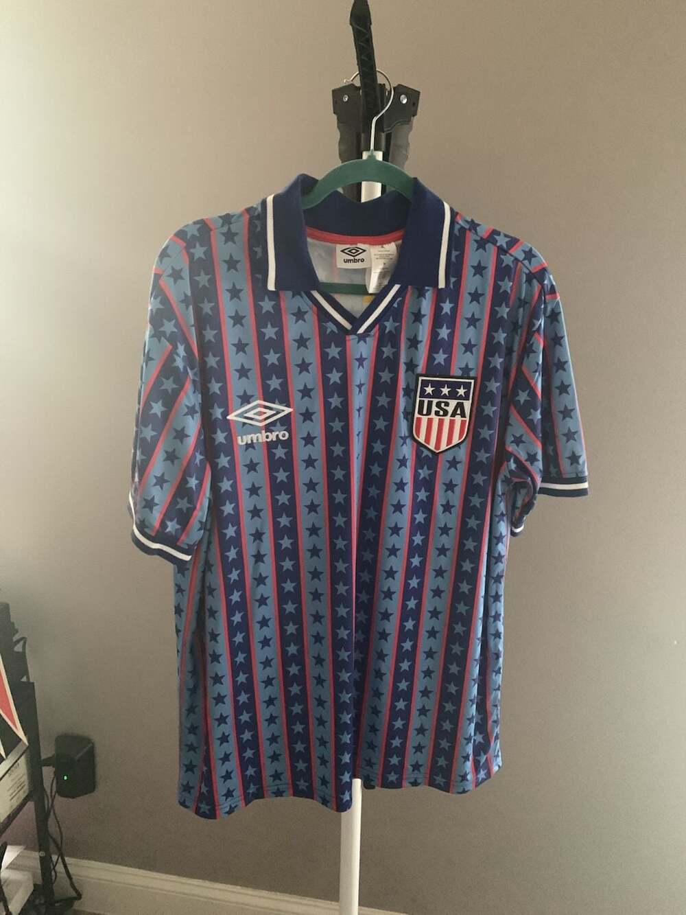 Umbro Team USA Star Pattern Soccer Jersey